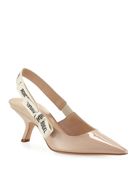 dior nude sling backs|Women's Dior slingback heels review .